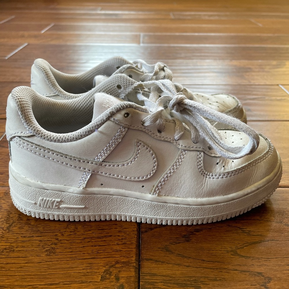 Nike air force 1 white (kids size 12)
